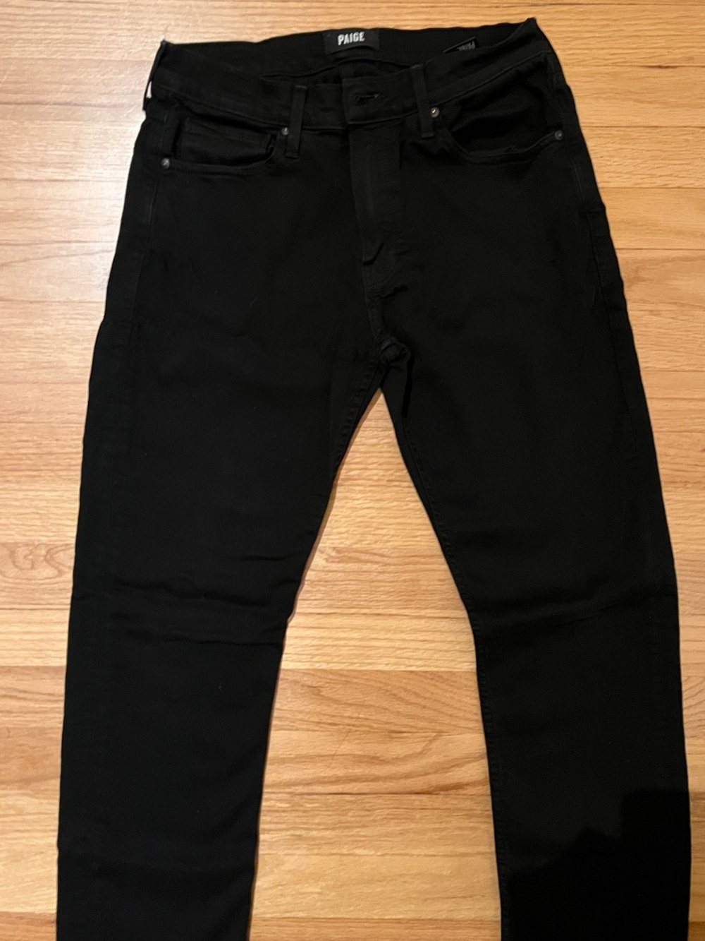 PAIGE Lennox Slim Men's Black Jeans size 30 Tailored